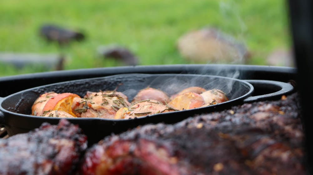 Cherry Smoked Citrus Chicken Thighs Recipe | Wildwood Grilling