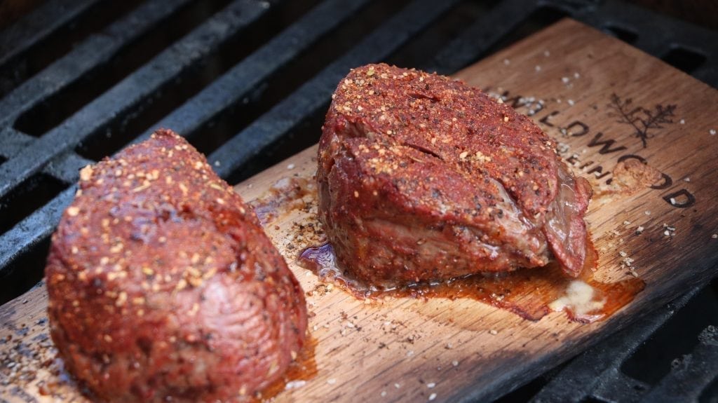 Red Oak Planked Filet Mignon Wildwood Grilling