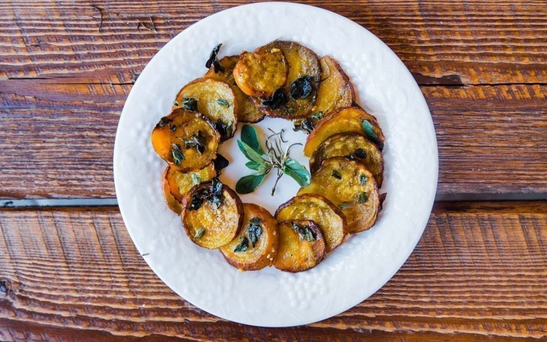 Cedar Planked Beets with Garlic Recipe