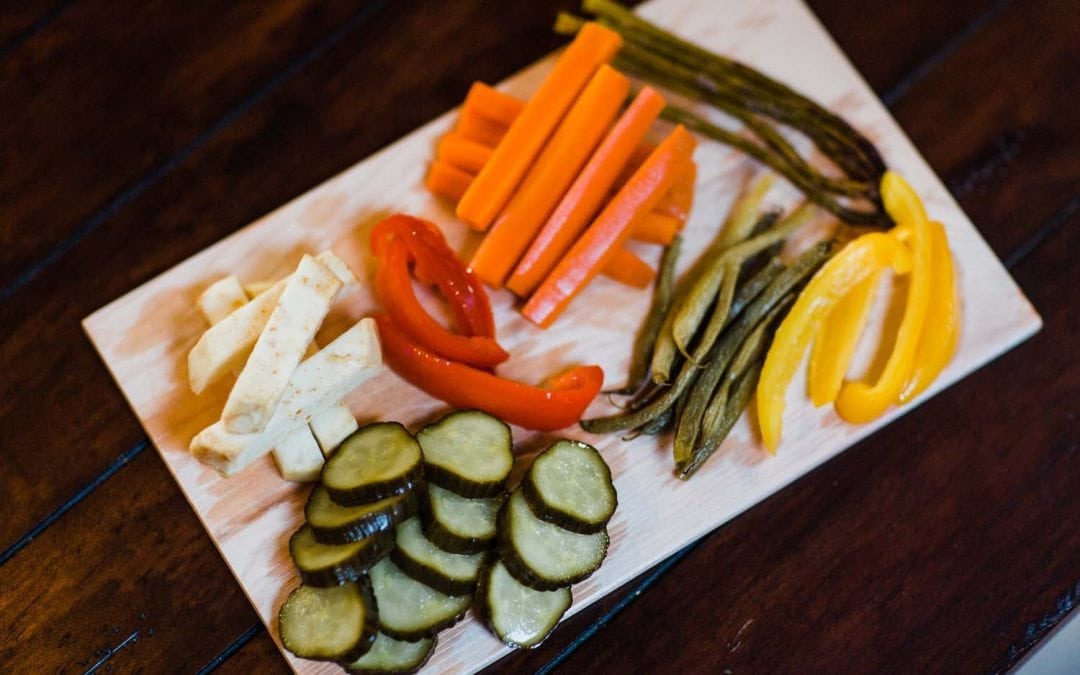 Cherry Smoked Quick Pickled Vegetables