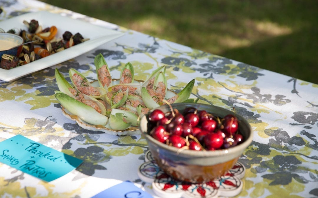 Paleo Cedar Planked Salmon Dip in Endive Cups