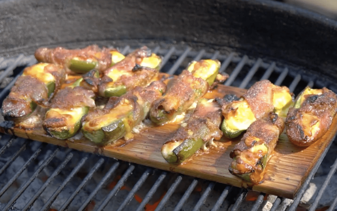 Maple Planked Jalapeno Poppers
