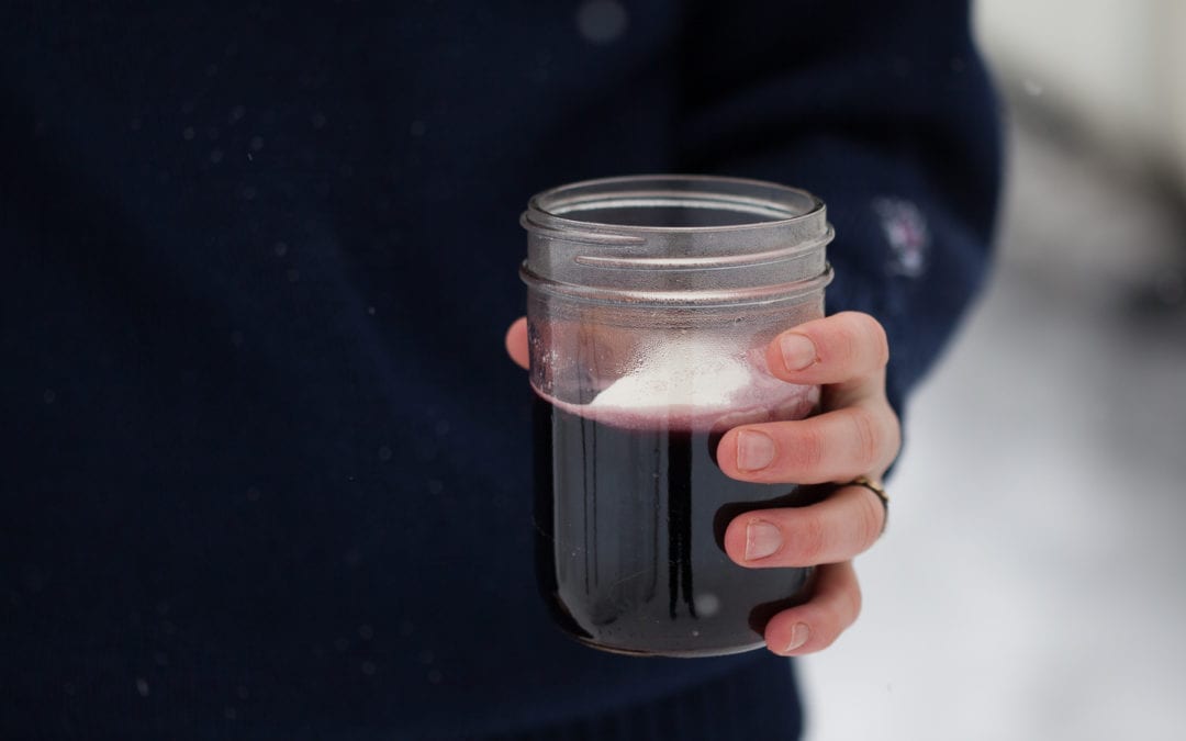 Smoked Glogg with Cinnamon and Whipped Cream