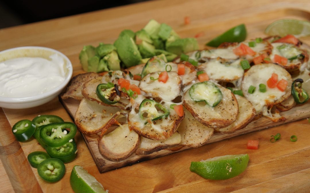 Red Oak Planked Irish Nachos