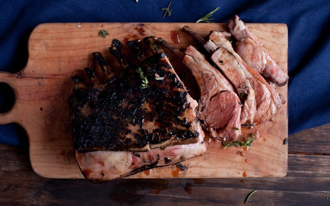 Smoked Rack of Lamb
