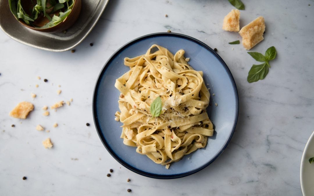 Smoked Cacio e Pepe
