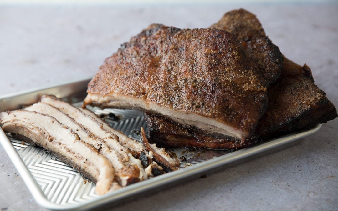 Juniper Cured Smoked Pork Belly
