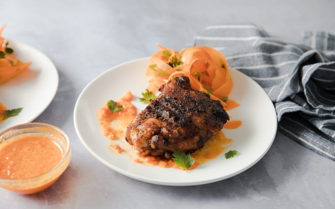 Boom Boom Chicken Thighs with Piri Piri Sauce