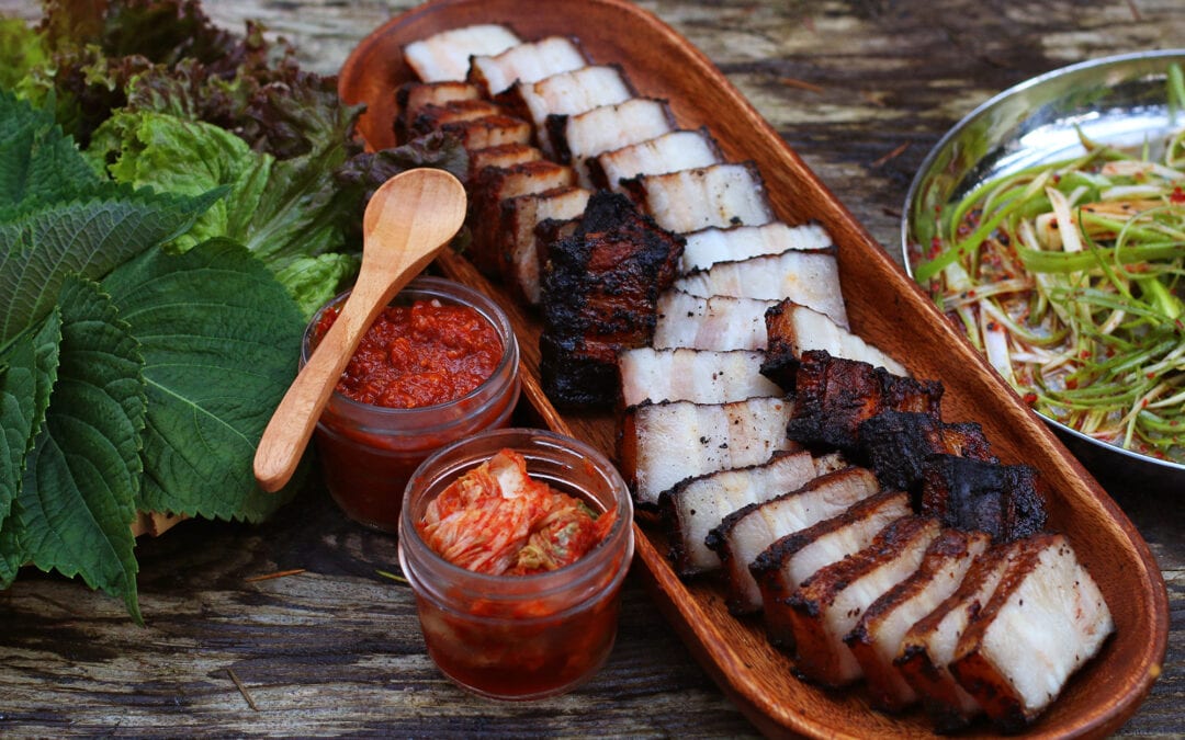 Spicy Smoked Pork Belly